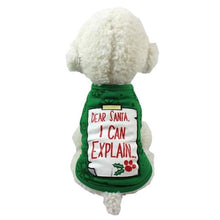 Load image into Gallery viewer, loomrack Dog Cat Christmas Ugly Sweater Shirt Christmas Accessories I Can Explain / XS