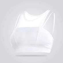 Load image into Gallery viewer, loomrack Dual Strap Mesh Crop Top Sports Bra Sports Bras