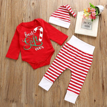 Load image into Gallery viewer, loomrack First Christmas Baby Boy or Girl Set - Best Gift Ever Baby Clothes