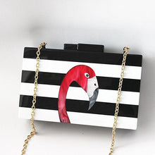 Load image into Gallery viewer, loomrack High End Flamingo Messenger Bag Evening Bags