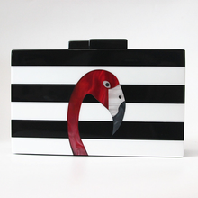 Load image into Gallery viewer, loomrack High End Flamingo Messenger Bag Evening Bags