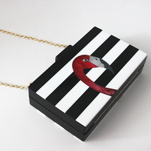 Load image into Gallery viewer, loomrack High End Flamingo Messenger Bag Evening Bags