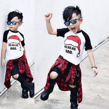 Load image into Gallery viewer, loomrack Matching Kids Christmas - Ho Ho Ho Kids T-shirts Matching Outfits