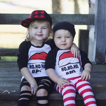 Load image into Gallery viewer, loomrack Matching Kids Christmas - Ho Ho Ho Kids T-shirts Matching Outfits