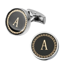 Load image into Gallery viewer, loomrack Men's Lettered Cufflinks Tie Clips & Cufflinks A