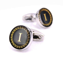 Load image into Gallery viewer, loomrack Men's Lettered Cufflinks Tie Clips & Cufflinks I