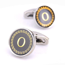 Load image into Gallery viewer, loomrack Men's Lettered Cufflinks Tie Clips & Cufflinks O