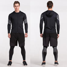 Load image into Gallery viewer, loomrack Men's Spiral Reflective Zip-up Hoody Jackets