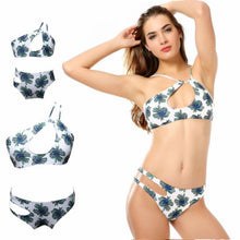 Load image into Gallery viewer, loomrack Mother Daughter Matching Swimsuits - Assorted Designs Family Matching Outfits Sky Blue / Mom S