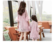 Load image into Gallery viewer, loomrack Perfect Little Lady Mother-Daughter Lace Matching Dresses Family Matching Outfits