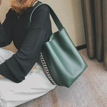 Load image into Gallery viewer, loomrack PU Leather Bucket Bag Top Handle Bags