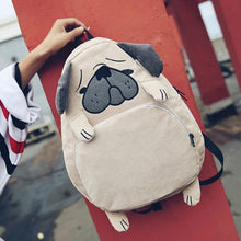 Load image into Gallery viewer, loomrack Pug Backpack Backpacks Khaki