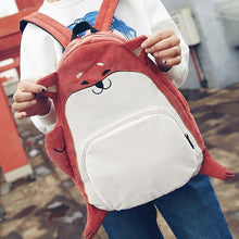Load image into Gallery viewer, loomrack Pug Backpack Backpacks Orange