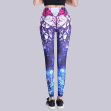 Load image into Gallery viewer, loomrack Push Up High Waist Graphic Leggings Leggings