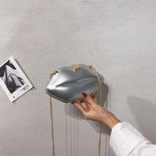 Load image into Gallery viewer, loomrack Quirky Lip-Shaped Clutch Bag Shoulder Bags Silver