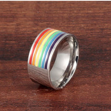 Load image into Gallery viewer, loomrack Rainbow Pride Ring Rings