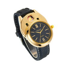 Load image into Gallery viewer, loomrack Rechargeable USB Lighter Watch Quartz Watches