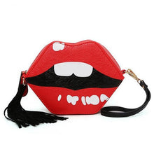 Load image into Gallery viewer, loomrack Red Lips Luxury Sling Bag Shoulder Bags