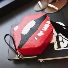 Load image into Gallery viewer, loomrack Red Lips Luxury Sling Bag Shoulder Bags