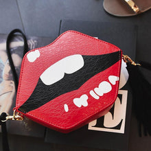 Load image into Gallery viewer, loomrack Red Lips Luxury Sling Bag Shoulder Bags