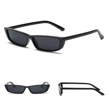 Load image into Gallery viewer, loomrack Retro Micro Lens Rectangle Sunglasses Sunglasses