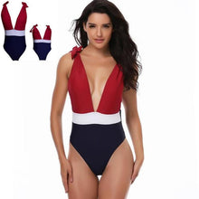 Load image into Gallery viewer, loomrack Retro Mommy and Me Matching Swimsuits - Assorted Styles Family Matching Outfits Multi / Mom S