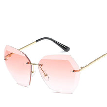 Load image into Gallery viewer, loomrack Retro Rimless Dimensional Sunglasses Sunglasses