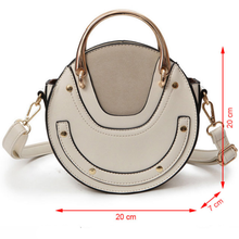 Load image into Gallery viewer, loomrack Retro Round Top Handle Purse Shoulder Bags