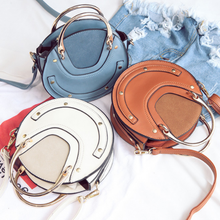 Load image into Gallery viewer, loomrack Retro Round Top Handle Purse Shoulder Bags