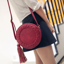 Load image into Gallery viewer, loomrack Round Woven Crossbody Bag Cross Body Bags