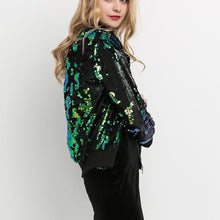 Load image into Gallery viewer, loomrack Sequin Bomber Jacket Jackets