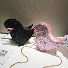 Load image into Gallery viewer, loomrack Sequin Dinosaur Bag Cross Body Bags