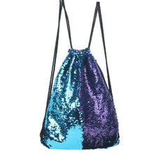 Load image into Gallery viewer, loomrack Sequin Drawstring Bag Backpacks B