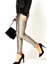 Load image into Gallery viewer, loomrack Sequin Leggings Leggings