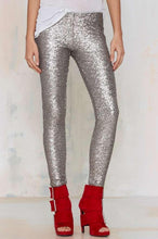 Load image into Gallery viewer, loomrack Sequin Leggings Leggings Silver / S