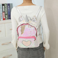Load image into Gallery viewer, loomrack Sequin Unicorn Backpack Backpacks