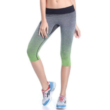 Load image into Gallery viewer, loomrack Shade to Gray Yoga Pants & Capris Yoga Pants Green pants / M