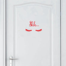 Load image into Gallery viewer, loomrack Shh Eye Wall Decal wall art