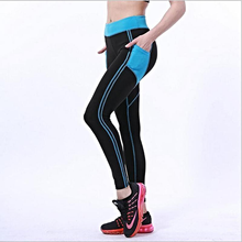 Load image into Gallery viewer, loomrack Side-Pocket Heart Leggings Leggings Black & Blue / S