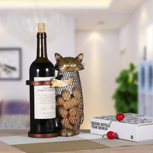 Load image into Gallery viewer, loomrack Silly Cat Wine Holder Wine Racks