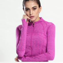 Load image into Gallery viewer, loomrack Slim Fit Quick Dry Zipper Running Yoga Jacket Sports Jackets