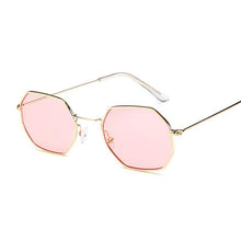 Load image into Gallery viewer, loomrack Small Vintage Metal Hexagon Frame Sunglasses Sunglasses