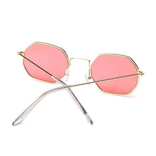 Load image into Gallery viewer, loomrack Small Vintage Metal Hexagon Frame Sunglasses Sunglasses
