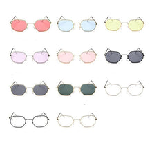 Load image into Gallery viewer, loomrack Small Vintage Metal Hexagon Frame Sunglasses Sunglasses
