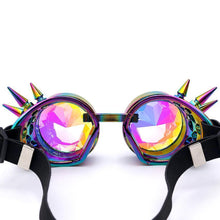 Load image into Gallery viewer, loomrack Spiked Kaleidoscope Sunglasses Sunglasses