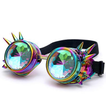 Load image into Gallery viewer, loomrack Spiked Kaleidoscope Sunglasses Sunglasses