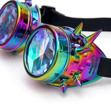 Load image into Gallery viewer, loomrack Spiked Kaleidoscope Sunglasses Sunglasses