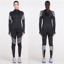 Load image into Gallery viewer, loomrack Spiral Reflective Zip-up Hoody Basic Jackets