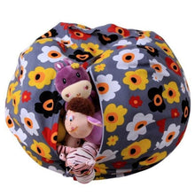 Load image into Gallery viewer, loomrack Stuffed Animal Toy Storage Bean Bag Baby Accessories Diameter 140CM / Flowers / United States