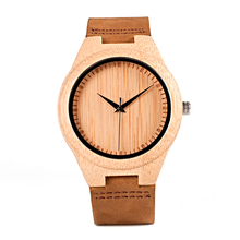 Load image into Gallery viewer, loomrack Sub-Saharan Bamboo Wristwatch Quartz Watches